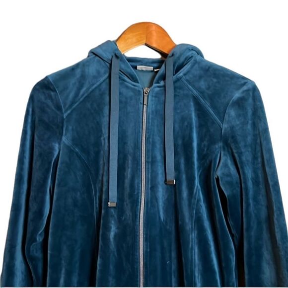 3 for $30! Chico’s velour zipper sweater. - Picture 2 of 9